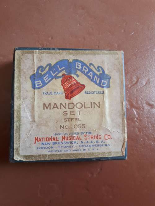Circa 1940`s Bell Brand Mandolin G Wound Steel No 054