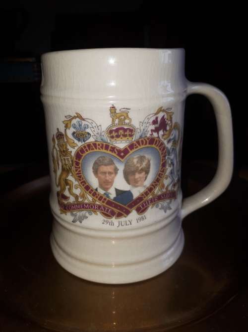 H.R.H Prince Charles Lady Diana Spencer To Commemorate Their Marriage Mug