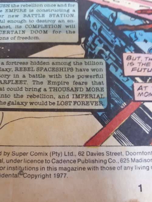 Star Wars Special Souvenir Issue 1977 (116 page Comic)
