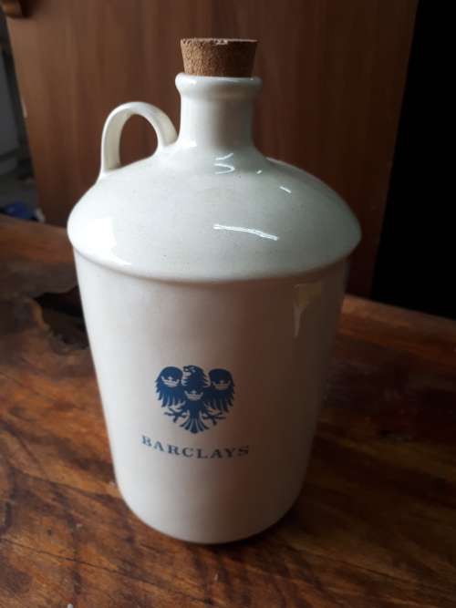 Vintage Barclays Ceramic Decanter