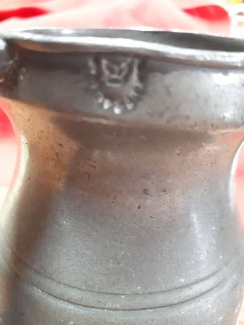 Mid Victorian Pewter Pub Tankard (Hallmarked)