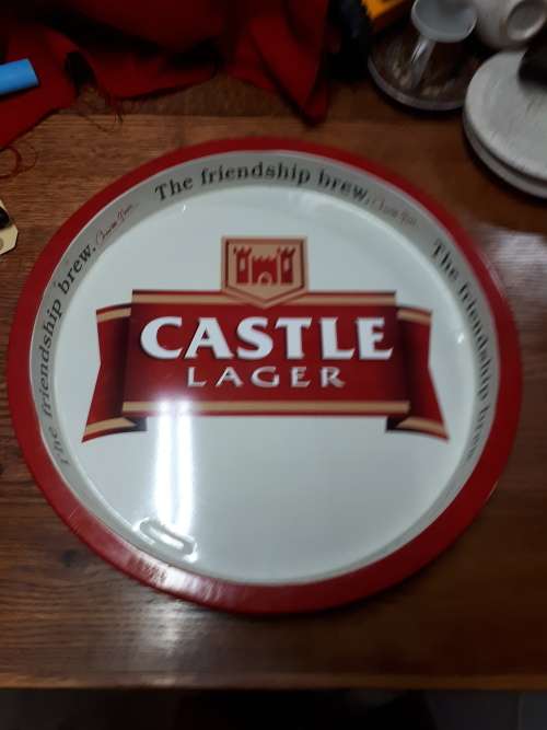 Original Retro Castle Lager Tin Serving Tray