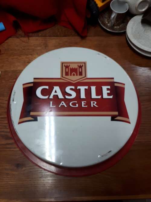 Original Retro Castle Lager Tin Serving Tray