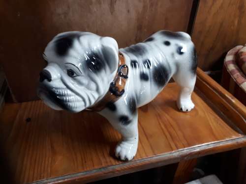 Large Ceramic Glazed Bulldog
