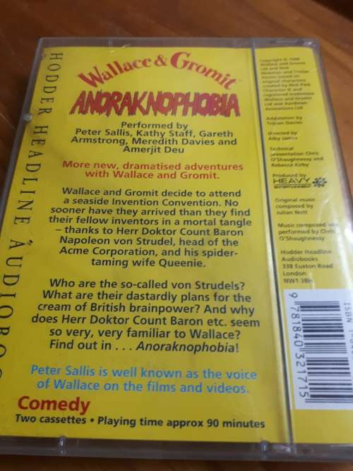 Double Cassette Pack Wallace @ Gromit Anoraknophobia