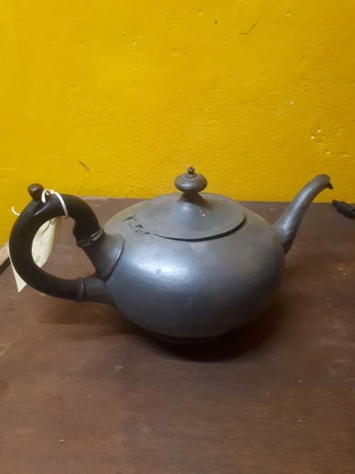 Rare Thomas Otley @ Sons Victorian Pewter Teapot