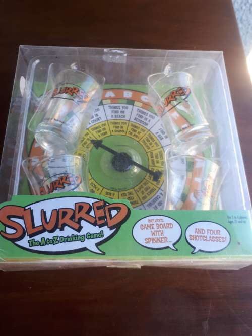 Slurred A to Z Drinking Game