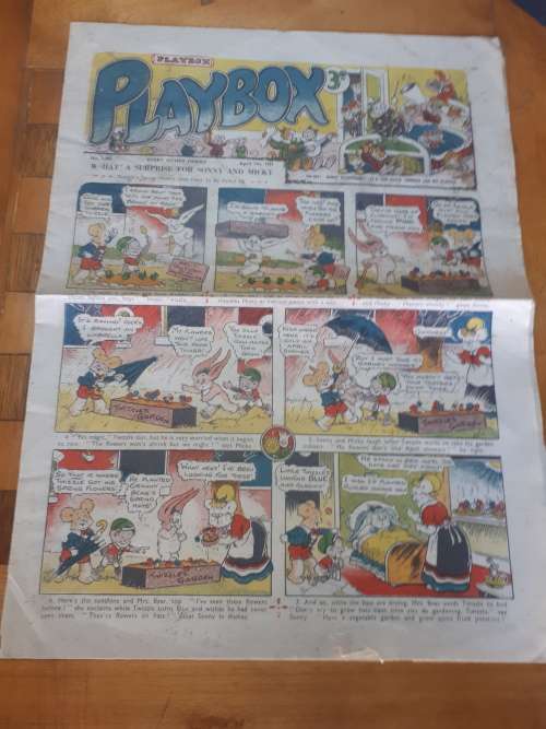 Playbox Comic Strip No 1082 April 7th 1951