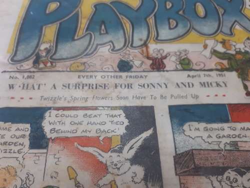 Playbox Comic Strip No 1082 April 7th 1951