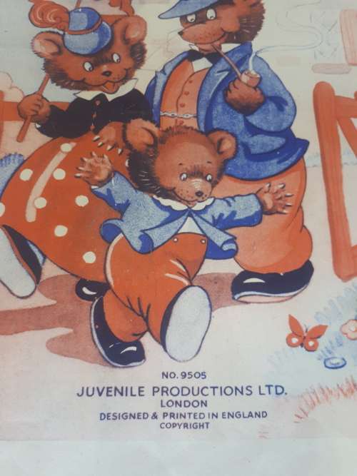 Circa 1940`s Colour Show Pictures of The Three Bears No 9505