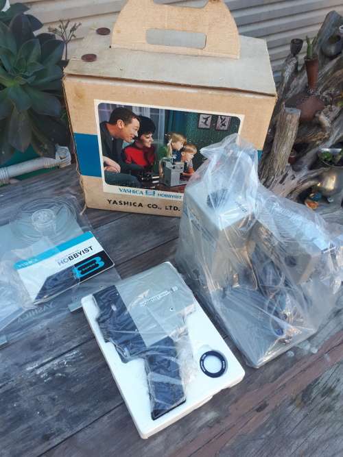 Vintage Yashica Hobbyist Super 8 Projector In Original Box