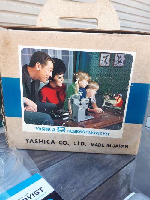 Vintage Yashica Hobbyist Super 8 Projector In Original Box