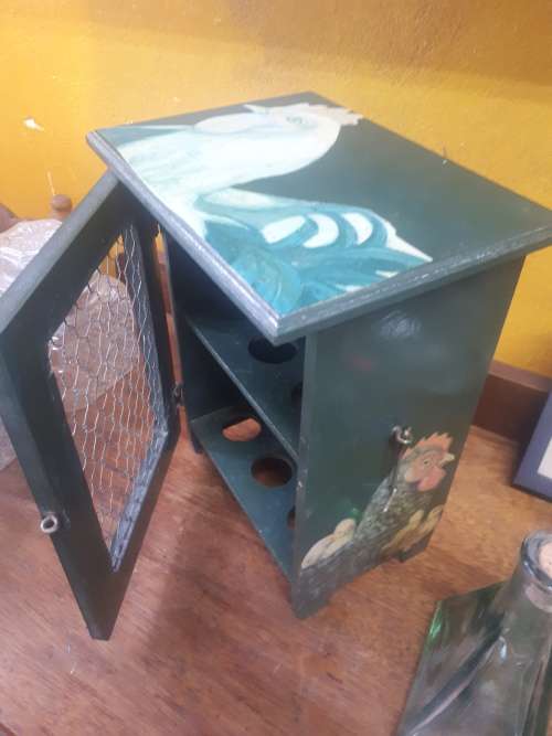Decoupage 1 Dozen Egg Cabinet