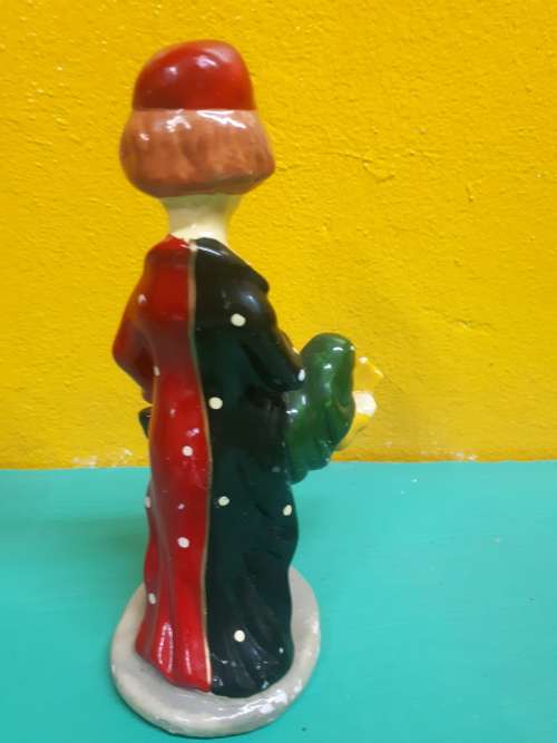 Stunning Highly Detailed Handpainted Ceramic Glazed Clown Figure
