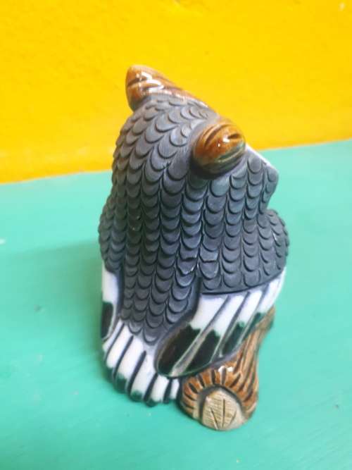 Stunning Handpainted Ceramic Owl