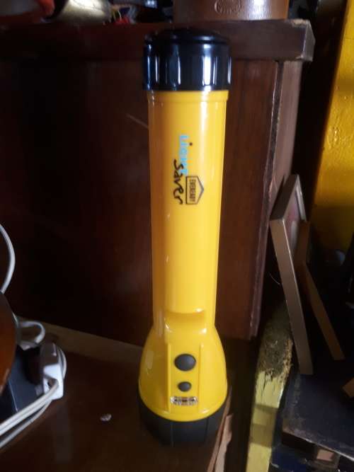 Yellow Eveready Light Saver Torch