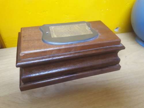 Old Wooden Ash Box (Unused)