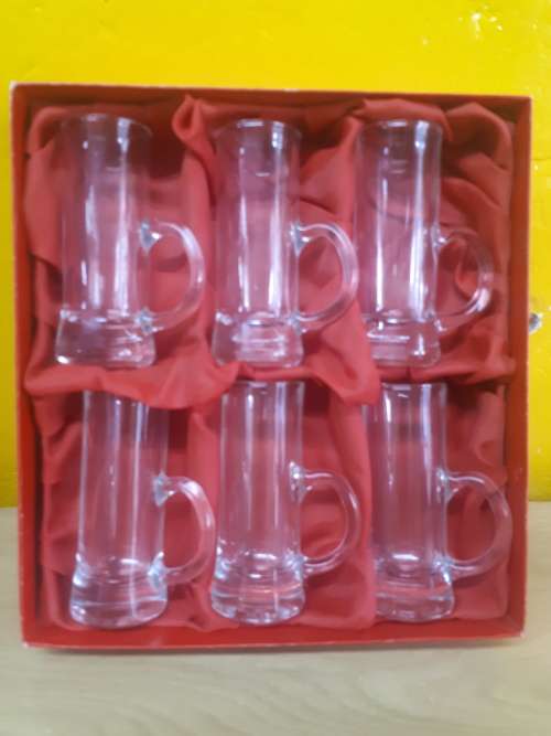 Boxed Set Of 6 French Espresso Glasses