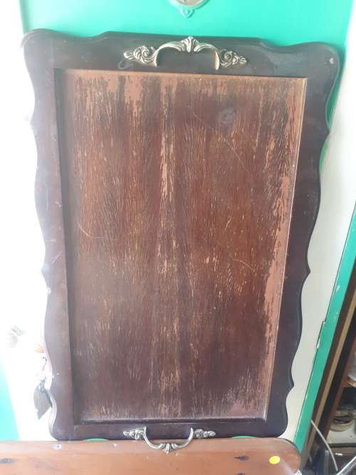 Stunning 1940`s Imbuia Serving Tray