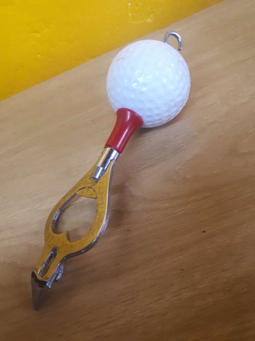 Retro Golf Ball Bottle Opener