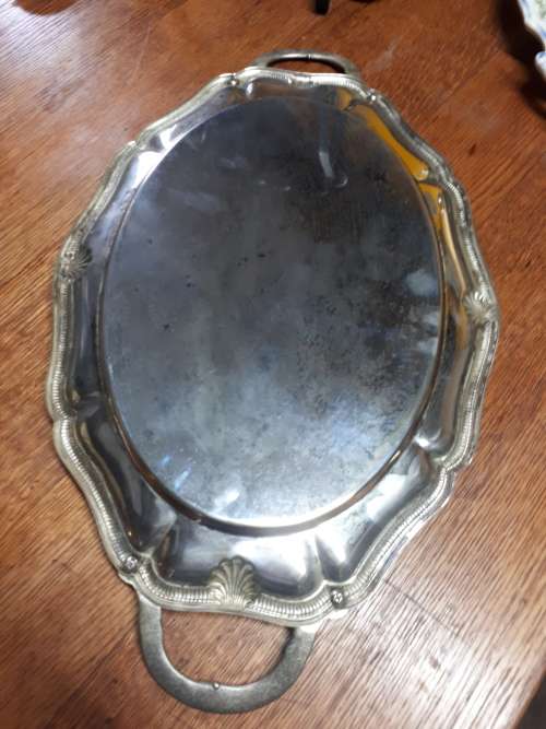 Vintage Plated Serving Tray