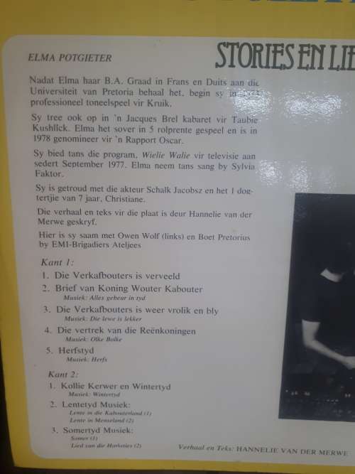 1979 Alles gebeur in Tyd LP Elma Potgieter