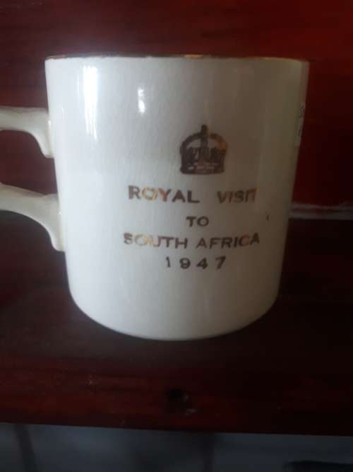 George VI Elizabeth II Royal Visit to South Africa 1947 Mug
