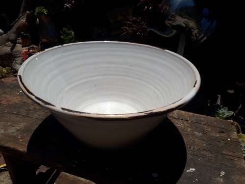 Vintage Ceramic Glazed Mixing Bowl