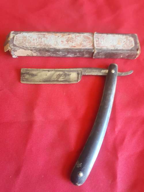 Vintage Bengall Cut Throat Razor In Original Box