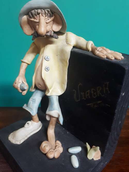Old Man Viagra Ceramic Figure