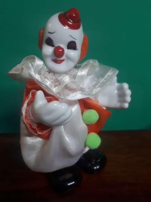 Ceramic Glazed Handpainted Clown