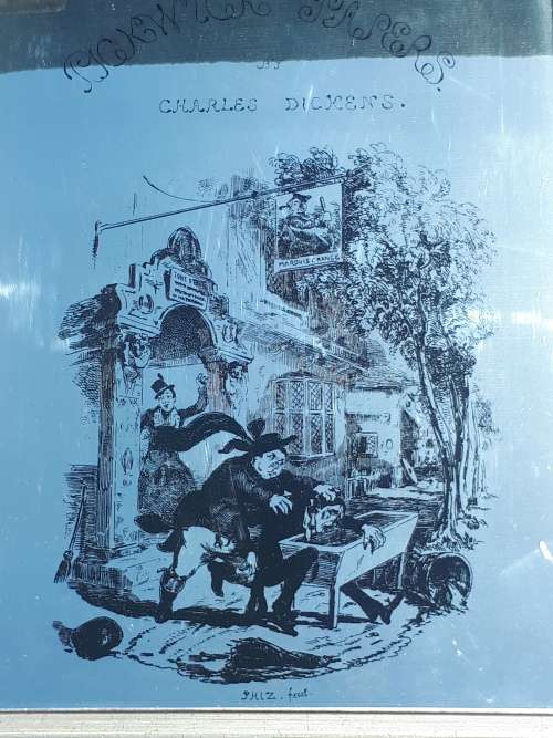 Vintage French Embossing - Charles Dickens The Pickwick Papers