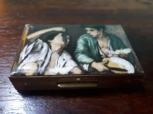 Vintage Brass Decorated Pill Bar