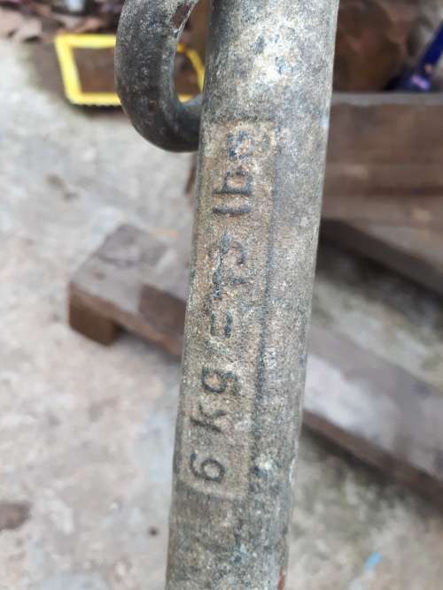 Vintage SAV Norway Galvanized Steel Folding Grapnel 6KG Anchor