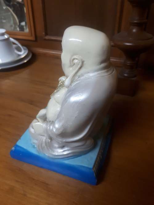 Vintage Resin handpainted Buddha