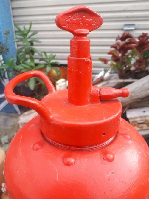 Large Vintage Fire Extinguisher