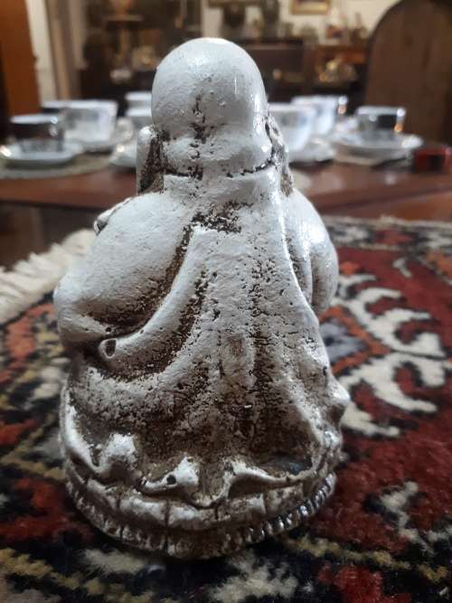 Vintage Glazed Resin Buddah