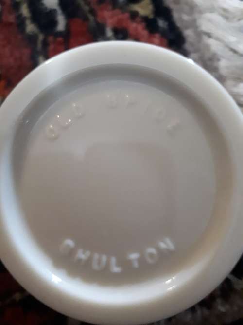 1980`s Old Spice Glass Shaving Mug With Shaving Brush