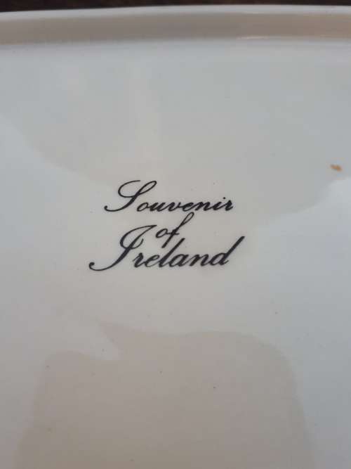 Souvenir of Ireland Porcelain Sweet Dish