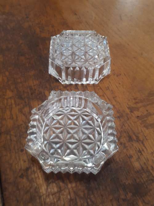 Stunning Cut Glass Ring Box