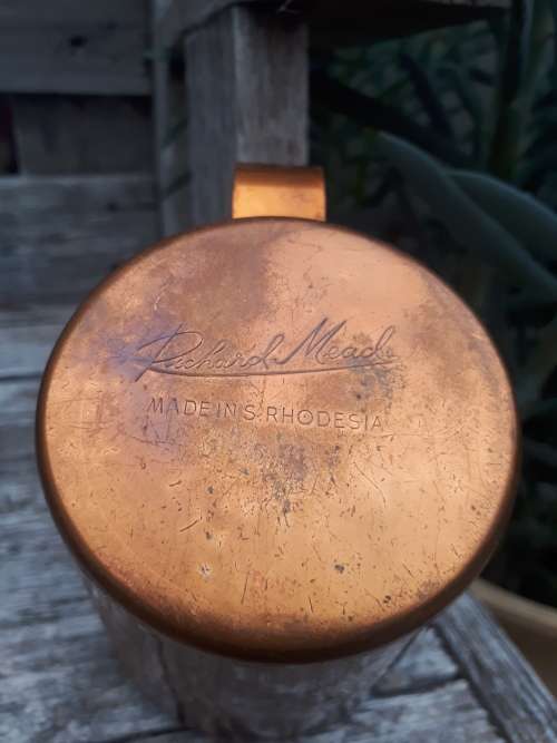 Richard Mead Southern Rhodesia Copper Tankard