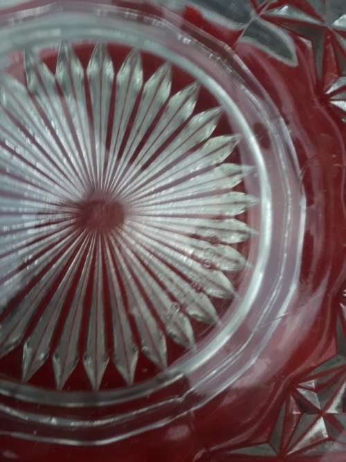 British Registered Glass Bowl Rd 724094 (1917-1929)