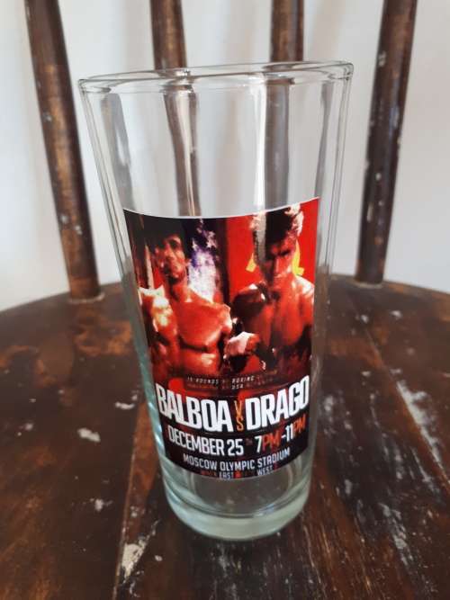 Balboa VS Drago Glass Tumbler