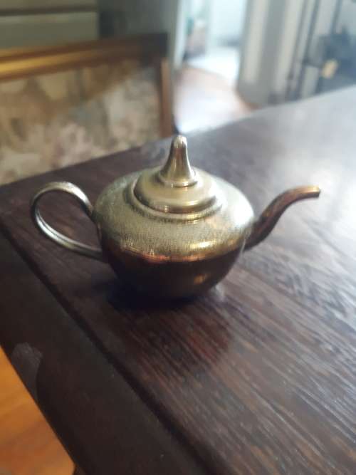 Old Die Cast Vintage Kettle Miniature