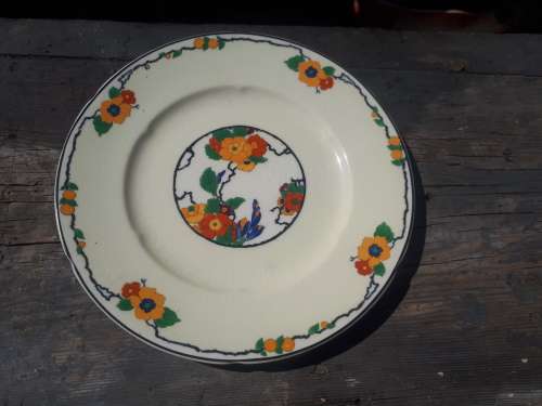 Rare Art Deco W H Grindley Gillian Patern Side Plate
