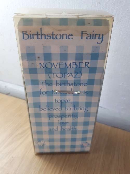 Birthstone Fairy November Topaz Sealed in Box