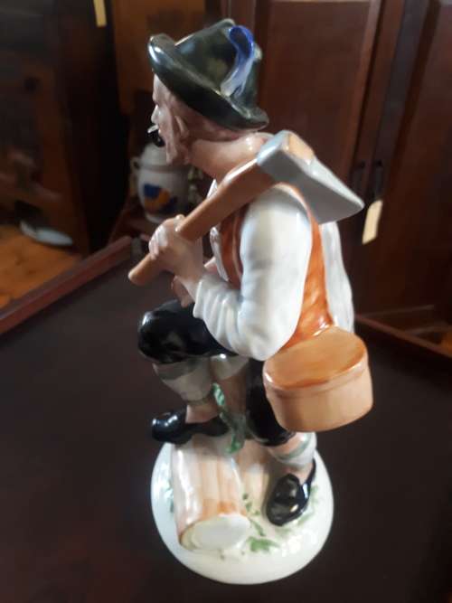 Vintage Dresden Germany Porcelain Figure `The Woodcutter`