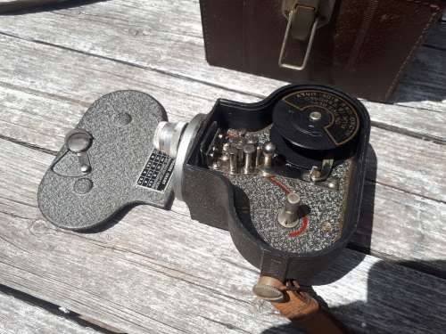 Vintage Emel France Movie Camera In Original Case