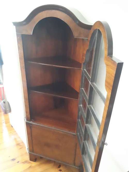 Stunning Art Nouveau 1890 - 1899 Corner Display Cabinet