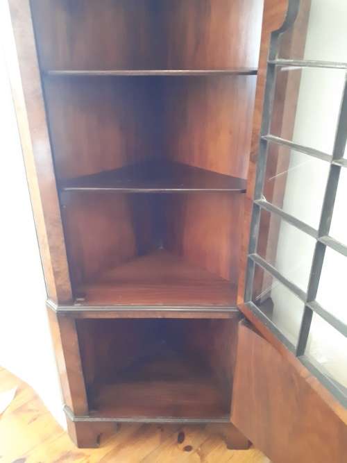 Stunning Art Nouveau 1890 - 1899 Corner Display Cabinet
